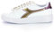 Diadora Step P, Scarpe da ginnastica Donna, Bianco Rosa Zucchero Filato, 36 EU