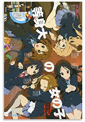 Rudd K-on! (10) Filmposter, Wandkunstdruck, Retro, ästhetische Raumdekoration, Malerei, Leinwand, Poster für Zuhause und Büro, 30 x 45 cm
