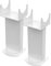 Warmehaus Floor Mounting Brackets for Flat Panel Column Radiator 2PC/Set (White)