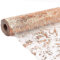 Tischläufer Glänzend, Roségold Metallic Tischläufer, 28cm*15m Tischdecken Hochzeit Dekostoff, Tüllband Polyester Tischdekoration für Party Geburtstag Hochzeit Festival Kommunion