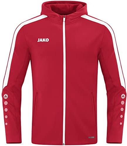 JAKO Damen Kapuzenjacke Power, Rot, 42