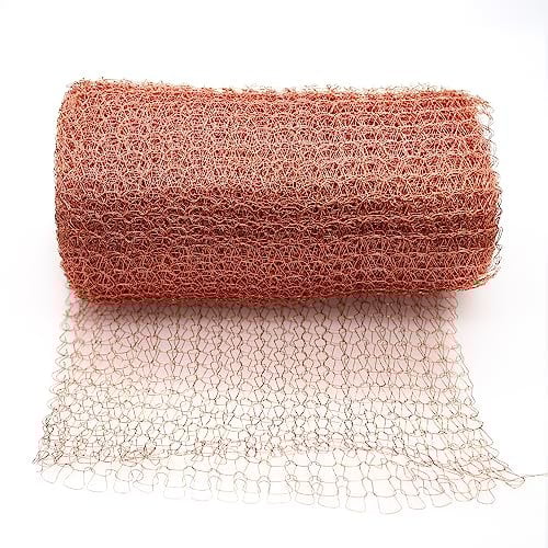 ZHIYUQL Cinta de Cobre contra Caracoles, Valla de Caracol Malla de Cobre Ratones de Red de Cobre para el Hogar Jardín Patio Control de Plagas de Animales Salvajes(6M)