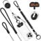 Ominia Theft and Drop Protection Phone Holder Set, Anti-Drop Travel Clip, Safety Retractable Phone Clip Lanyard with Universal Phone Tether Cord, Wrist and Finger Lanyard, Phone Tether Tabs, Zinc, No