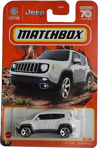Matchbox 19 Jeep Renegade, weiß 40/100