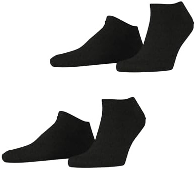 ESPRIT Herren Basic Uni 2-Pack Sneakersocken Baumwolle atmungsaktiv