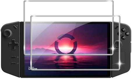 FDHYFGDY Cristal Templado para Lenovo Legion Go【2 Piezas】 Protector de Pantalla, 9H Dureza HD Vidrio Templado Anti-Arañazos Sin Burbujas Glass Screen Protector