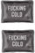 FISURA - Origineller Handwärmer.Origineller Mini-Gel-Handwärmer. Wiederverwendbarer Taschenwärmer. Für Aktivitäten im Freien. (Packung mit 2 Stück Cold, Schwarz)