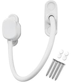TruMAX Keyless Window Door Lock Cable Restrictor (5 Pack) - White