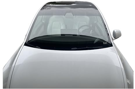 JNK NETWORKS Front Windshield Sun Visor Strip Tint Film for Tesla Model Y Precut Premium DIY Car Window Tint Film (Black 5%)