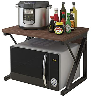 YIHANSS Estante Universal para microondas para encimera,Rejillas y estantes de Horno de Metal para Cocina,Almacenamiento para Ahorrar Espacio en la Cocina