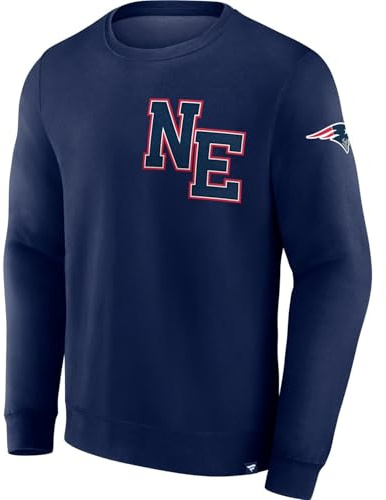 Fanatics New England Patriots Varsity Letter NFL Fleece Pollover