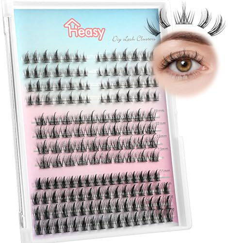 Lash Cluster Set, Manga Stil Wimperncluster 160 Stück Wimperncluster mit Stacheln in 3 Stilen Manhua-Wimperncluster Individuelle Wimpern Koreanische Wimpern Friseursalon DIY