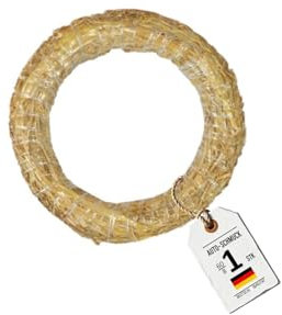 Auto-SCHMUCK® Strohkranz für die Dekoration (1, 60/8 cm)