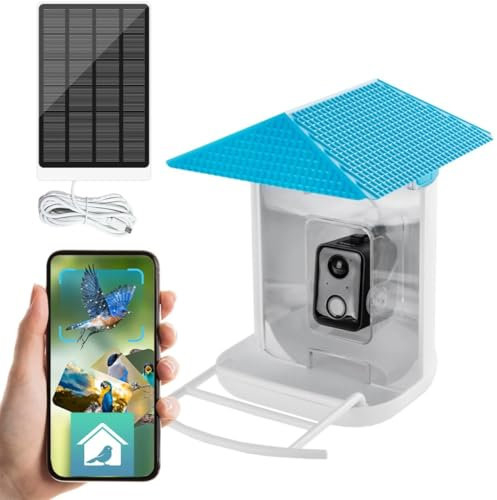 Spacetronik Vogelfutterhaus mit Kamera, Smart Vogelhaus mit Kamera