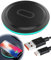 Wireless Charger 15W Fast Charging for S-amsung Galaxy S25 Ultra/S24 FE/S23/S22/S21/S20/S10/S9 Wireless Charger Pad for G-oogle Pixel 9/9 Pro/8/8a/7/6 XL for iP-hone 16 15 14 13 12 11 Pro Max