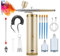 Goufride Set Aerografo Aerografo Portatile con Compressore Set Aerografo Portatile Ideale per Lavori Complessi Come Tatuaggi/Manicure B