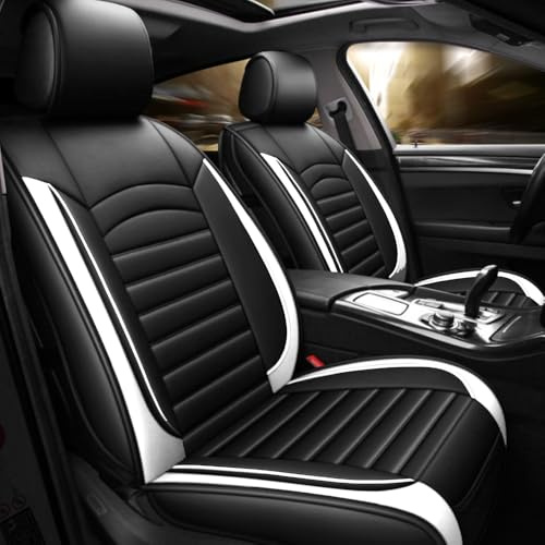 JoyRozTek Autositzbezüge Für Jeep Wrangler JK Sahara Sport 2004-2027 | PU Leder Komplettset Auto-Schonbezüge, Airbag-freundlich, Autositzbezug Set