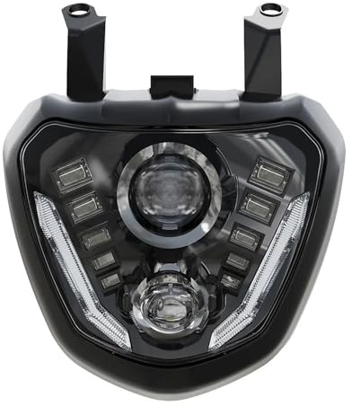 Fanale Proiettore Moto Per MT07 Per MT 07 Per MT-07 FZ07 FZ 07 2014 2015 2016 2017 Faro Del Motociclo 100W 12V Luce Del Faro HA CONDOTTO LA Lampada DRL Faro Anteriore