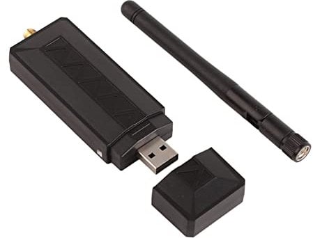 Haosie USB Wifi Dongle AR9271, Detachable Wireless Wifi Adaptor Card, Wireless USB Adapter with 2DBI Antenna for TV Computer