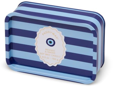 Paddywax A Dopo Range Candle in a Tin - Incense & Smoke | Reusable Metal Tin