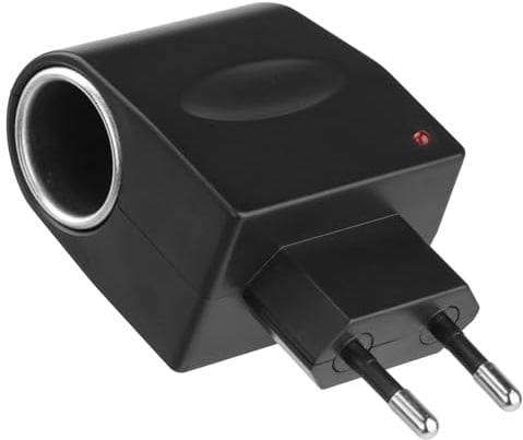 Adaptateur Allume Cigare Secteur 220V vers 12V 500mA | Convertisseur Prise Courant Murale pour Voiture, Transformateur Alimentation CA à CC 6W Compact