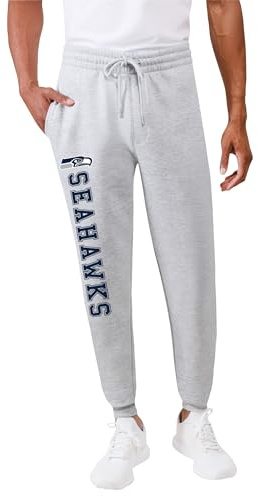 Ultra Game Men's NFL Official Super Soft Game Day Jogger Sweatpants