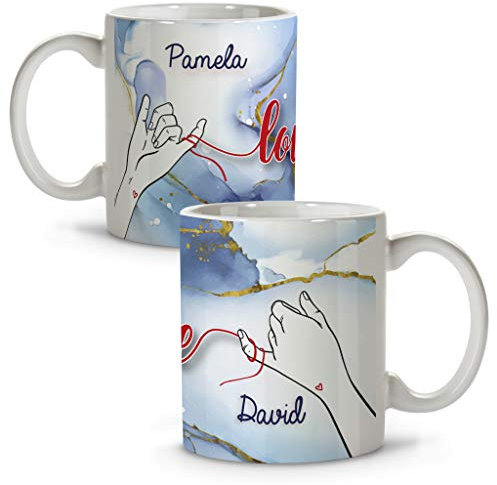 Taza de San Valentín Personalizada. Regalos Originales Para Parejas. Regalos Mujer Joven. Tazas Amor. Taza Enamorados. Regalo Para Mi Novio. Regalos Para Tu Pareja. Canecas Dia Dos Namorados