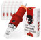 WARRIOR Red Tattoo Patronen Nadeln Professionelle Sterilisierte mit E.O Gas Tattoo Needle Cartridge Curve Magnum 20 Stück 316L Chirurgischer Stahl Einweg Permanent Make-up (0.30mm-1013CM)