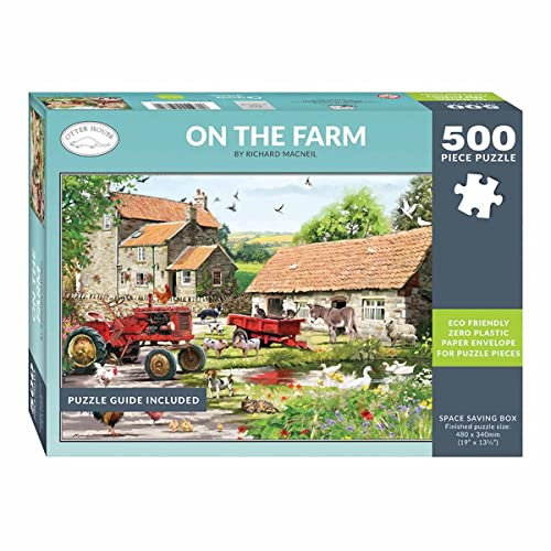 On the Farm (75369) - 500pc Jigsaw Puzzle by Otter House