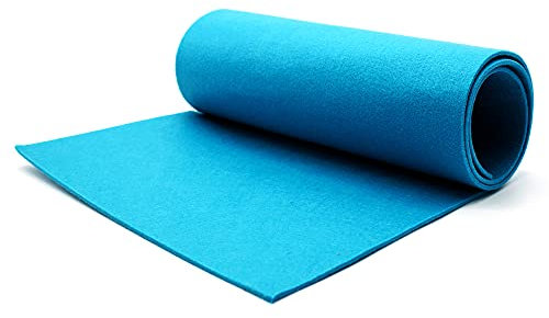 Tischläufer aus Filz 40x150cm in Petrol blau, abwaschbar, Tischband, Moderne Tischdecke für jeden Anlass. Schutz für Jede Tischoberfläche
