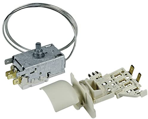 easyPART Kompatibel/Ersatz für Bauknecht 481228238175 Thermostat Kühlthermostat Umbausatz Kühlgerät Kühlschrank Kühl-Gefrierkombination Indesit C00311069 und Lampenfassung Ranco K59-S2785 3x6,3mmAMP