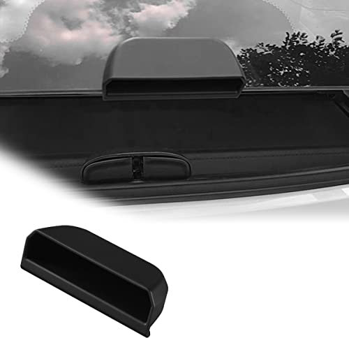 JONKOKO ABS schwarz Auto hinten Kofferraum Türgriff Trim für Benz Smart 2009-2014 Auto Heckklappe Griff dekorative Abdeckung Accessriose