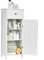 Multigot Bathroom Floor Cabinet, Wood Storage Cupboard with Drawer, Adjustable Shelf & Magnetic Door, Freestanding Toilet Organizer Unit for Bedroom Living Room Entryway(White,7-Position Adjustable)