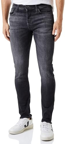 Bestseller A/S Men's Jjimike Jjoriginal Ge 218 Jeans, Black Denim, 32 W/30 L