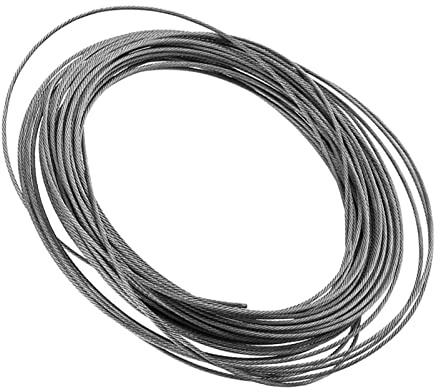 Tyin de Acero Inoxidable, 1 Unidad, 15 Metros, Cable de Acero Inoxidable 304, Diámetro de la Cuerda de Alambre, 1,5 Mm