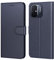 Tenphone Coque pour Xiaomi Redmi 12C, Coque Redmi 12 C,Etui Protection Housse Premium en Cuir PU, [Emplacements Cartes], Pochette Flip Case Compatible avec XIaomi 12C Book (Bleu)