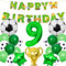 YOUYIKE 26 Stück Fussball Geburtstag Deko, Geburtstagsdeko 9 Jahre Junge, Fussball Luftballon, Fussball Deko, Deko Fussball Geburtstag Kinder, Geburtstag 9 Jahre Junge, Fussball Kindergeburtstag