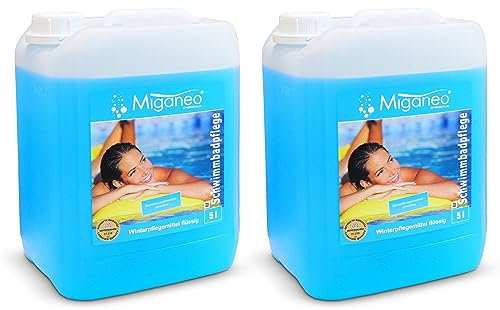 Miganeo Winterpflegemittel/Überwinterungskonzentrat 10 Liter - Algenverhütung | pH-Stabilisierung | Kalkverhütung