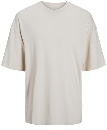 JACK & JONES Mens Charge T-Shirt Moonbeam M