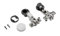 BRESKO 2-10 Stk Topfband Scharnier Glastürscharnier 26 mm Glas Glastür MöbelscharnierTopfscharnier Scharniere Möbelband Topfbänder Schrankscharnier Möbel Schrank Klappenband (Eckanschlag, 6 Stück)