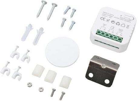 Contrôleur D'ouverture de Porte de Garage WiFi Intelligent avec Surveillance en Temps Réel, compatibilité avecHome et, Fonction Compte à Rebours (Prise UE)