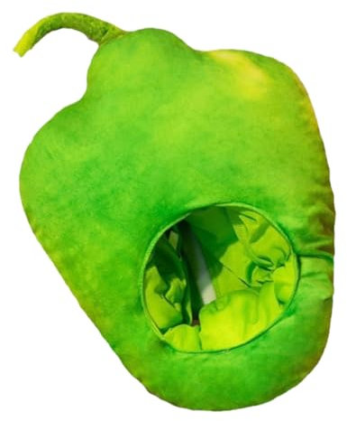 KONTONTY Party-Chili-Stirnband grüner Pfefferhut pfefferhaubenhut Kleidung Cartoon-Kopfbedeckung festliche Kopfbedeckung Karikatur Foto Hut Toast schmücken Grünes Pfeffer