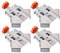 Pince d'angle droit 90 degrés, pince d'angle pour le travail du bois, 4Pcs Fixateur d'angle droit ajustable en acier inoxydable, Cadeaux pour les hommes et les papas