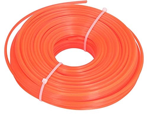 Corda di ricambio per decespugliatore, alta flessibilità, facile installazione, resistente all'usura, corda in nylon per decespugliatore (rosso 2,7 quadrati)