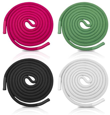 Lot de 4 cordons de serrage pour pantalon de jogging, 200 cm, en polyester, cordons de rechange, pour sweat à capuche, pantalon de sport, vestes, chaussures de sport, sacs à main