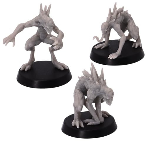 Forged Terrain Nothic Miniature Figure Age 16+ for 28mm Dungeons and Dragons Miniature Gaming, Tabletop Games Creature Beast Fantasy TTRPG Role Playing Games
