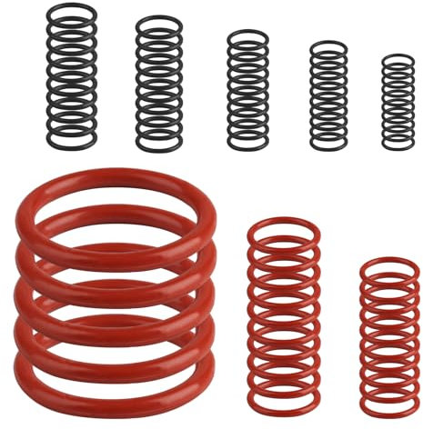 75 Pcs Joints Toriques pour Machines à Café, Joints Toriques en Silicone pour Soupape de Support Soupape de Sortie, Joints d'étanchéité Compatible avec Philips Saeco Gaggia Spidem