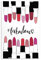 Stupell Industries Martina Pavlova Hashtag Fabulous Lippenstift Wandschild Kunstdesign