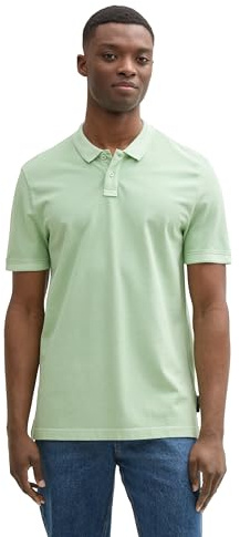 TOM TAILOR Denim Herren Piqué Poloshirt im Washed Look