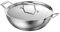 Tramontina Utsava 4 Qt Tri-Ply Clad Stainless Steel Kadai with Lid